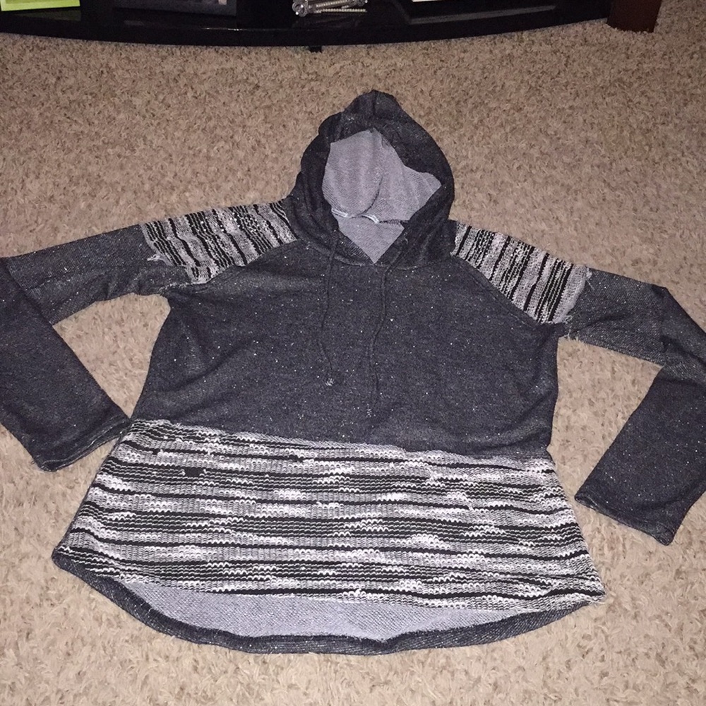 Sparkly hoodie.